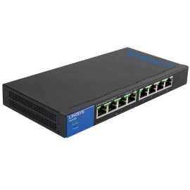 Thiết bị chia mạng Switch Linksys LGS108P (Gigabit (1000Mbps)/ 8 Cổng/ 4 cổng PoE/ Vỏ Thép)