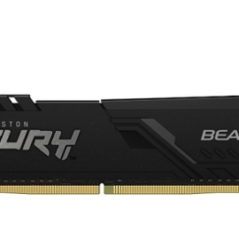 RAM Desktop Kingston Fury Beast Black 16GB DDR4 3200MHz (KF432C16BB/16)
