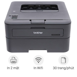 Máy in laser đen trắng Brother HL-L2366DW (A4/A5/ Đảo mặt/ USB/ LAN/ WIFI)