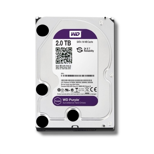 HDD WD Purple 2TB 3.5" SATAIII (WD22PURZ)