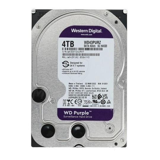 HDD WD Purple 4TB 3.5" SATAIII (WD43PURZ)