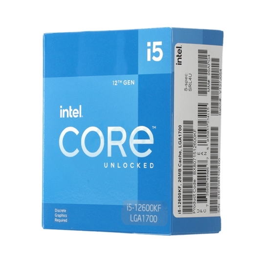 Intel Core i5 12600KF / 3.7GHz Turbo 4.9GHz / 10 Nhân 16 Luồng / 20MB / LGA 1700 - Chính Hãng