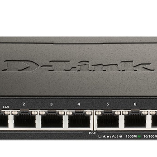 Gigabit Smart Managed Desktop PoE Switch 8 cổng D-Link DGS-1100-08PV2